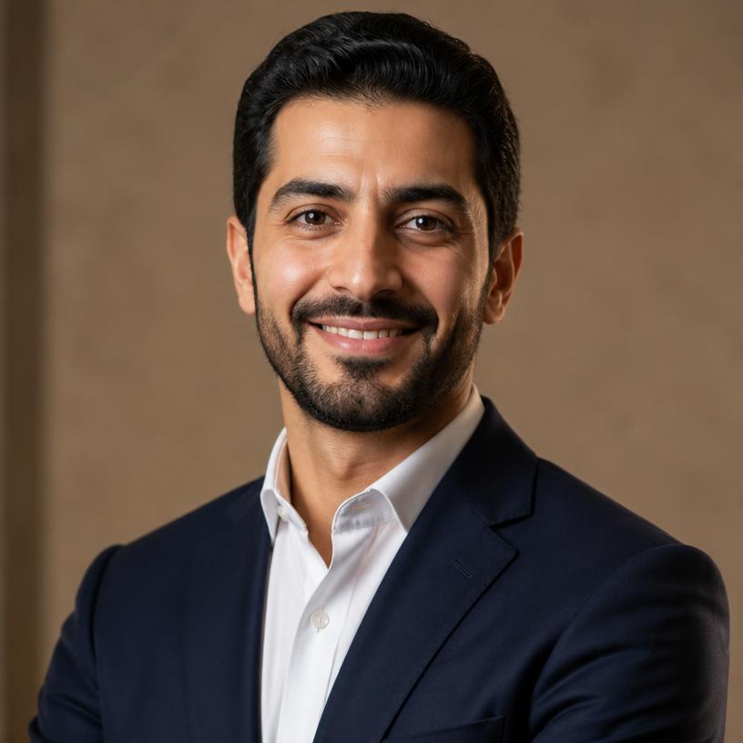 Portrait of Karim Rahmani, a business owner who invested in Australia